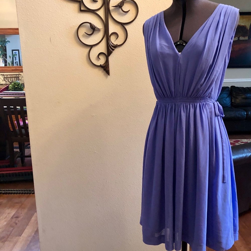 Anthropologie HD Periwinkle Purple Dress